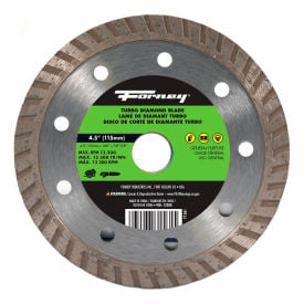 Forney® Diamond Cut-Off Blade Turbo 4-1/2