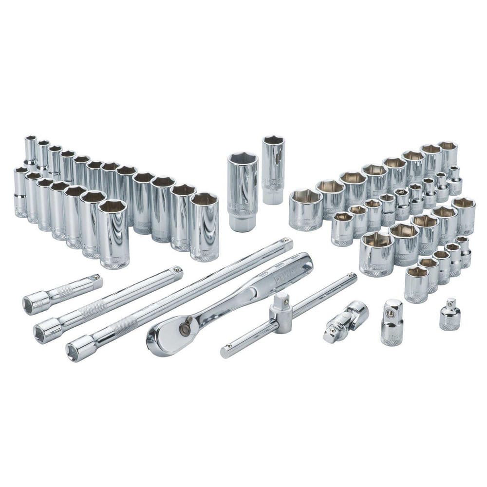 Socket Sets, Set Type: Standard , Drive Size: 3/8 , Maximum Socket Depth (Decimal Inch): 0.875 , Maximum Socket Depth (mm): 22.00  MPN:DWMT19252