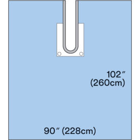 3M™ Steri-Drape Adhesive Split Sheet 9196 90