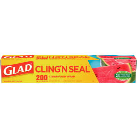 Glad® Cling'N Seal Plastic Food Wrap 200'L x 12