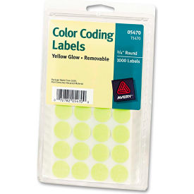 Avery® Print or Write Removable Color-Coding Labels 3/4