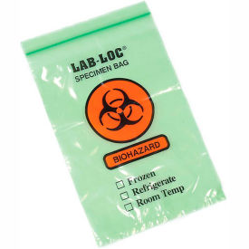 Reclosable 3-Wall Specimen Transfer Bag (Biohazard) 6