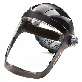 Jackson Safety Premium Ratcheting Headgear Face Shield with Clear Tint Anti-Fog - QUAD500 Series 14220