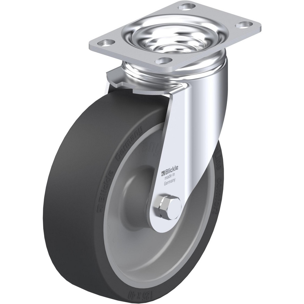 Top Plate Casters, Mount Type: Plate , Number of Wheels: 1.000 , Wheel Diameter (Inch): 4 , Wheel Material: Polyurethane , Wheel Width (Inch): 1-9/16  MPN:910364