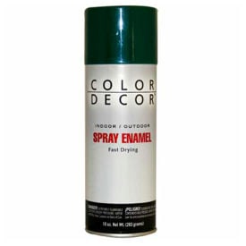 Color Dcor Decorative Enamel Spray 10 oz. Aerosol Can Hunter Green Gloss - 856255 856255