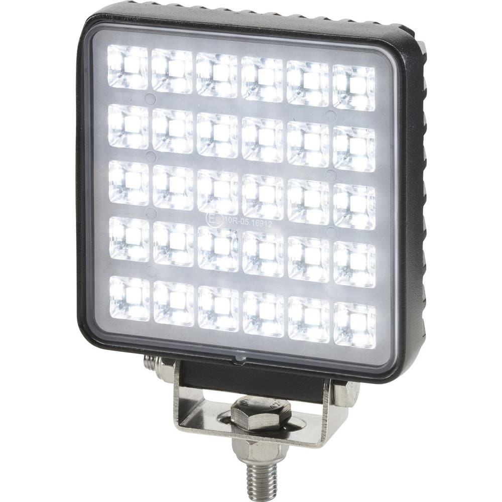 Emergency Light Assemblies, Light Assembly Type: LED Work Light , Voltage: 12, 24 , Mount Type: U-Bracket , Overall Height: 6in  MPN:ICS43-SQ