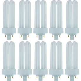 Sunlite® 4-Pin Compact Fluorescent Light Bulb GX24q3 Base 4100K 26W Cool White Pack of 10 40579-SU