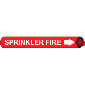 NMC™ Precoiled & Strap-On Pipe Marker Sprinkler Fire Fits 8