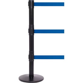 QueuePro 250 Retractable Triple Belt Barrier 40