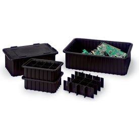 LEWISBins Snap-On Lids For Conductive Divider Boxes - Fits Divider Box 4711300 4711600 4711700 CDC1040-XL