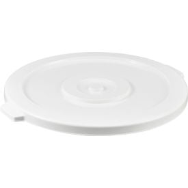 GoVets™ Plastic Trash Can Lid - 44 Gallon White 463WH240