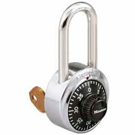 Master Lock® No. 1525LF General Security Combo Padlock - Key Control - LF Shackle - Black 5LF152