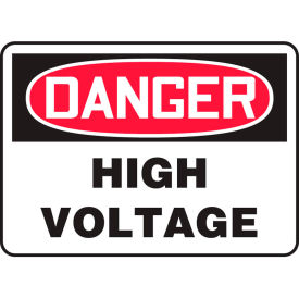 Accuform MELC113VA Danger Sign High Voltage 10