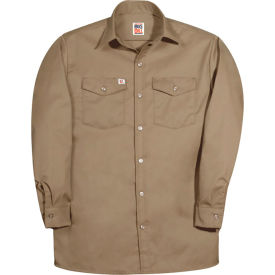 Big Bill Snap Button Down Long Sleeve Work Shirt XL Tan 247-R-TAN-XL