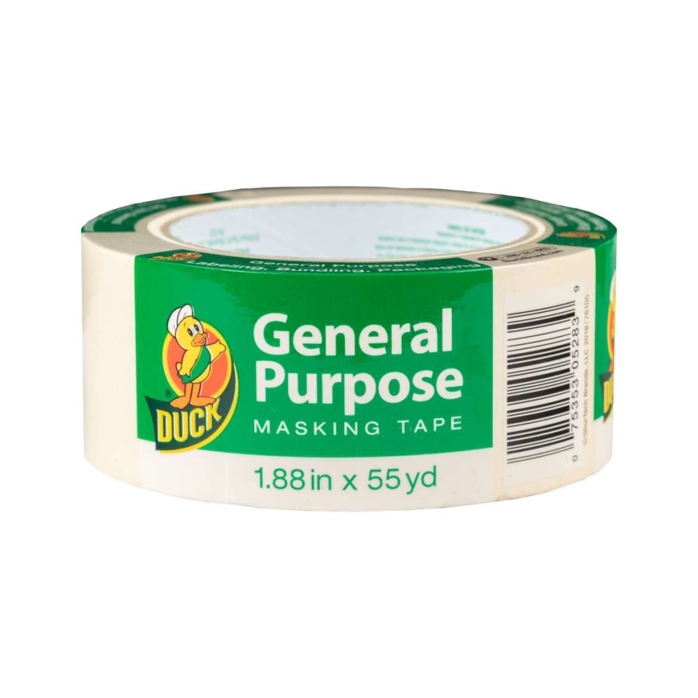 Duck Brand General Purpose Masking Tape, 1-15/16in x 55 Yd., Beige (Min Order Qty 23) MPN:286364