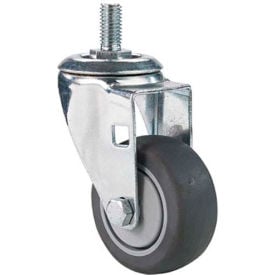 Fairbanks Light/Medium-Duty Stem Swivel Caster S11-03-3-TPR - Thermoplastic Rubber 3