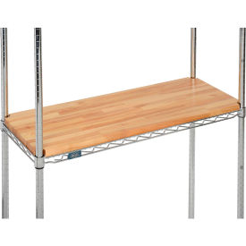 Hardwood Deck Overlay for Wire Shelving 36