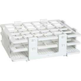 Bel-Art No-Wire™ Test Tube Half Rack 187480016 For 13-16mm Tubes 30 Places White 1/PK 18748-0016