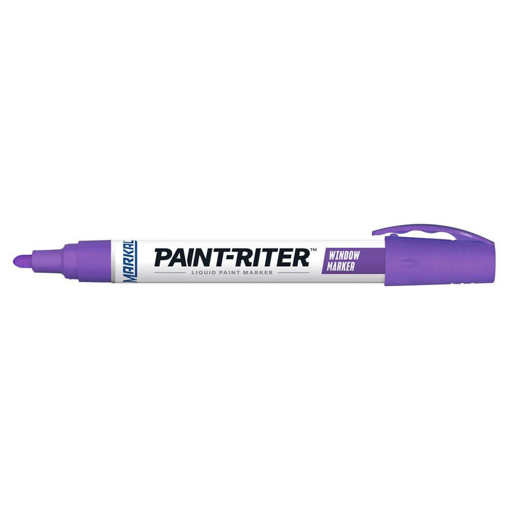 Liquid paint marker creates bright marks that are easily removed with water MPN:97455