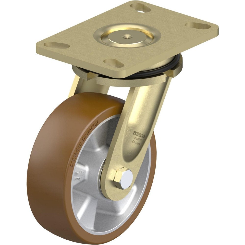 Top Plate Casters, Mount Type: Plate , Number of Wheels: 1.000 , Wheel Diameter (Inch): 6 , Wheel Material: Polyurethane , Wheel Width (Inch): 2  MPN:932088