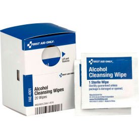 First Aid Only FAE-4001-001 SmartCompliance Refill Alcohol Wipes 20/Box FAE-4001-001