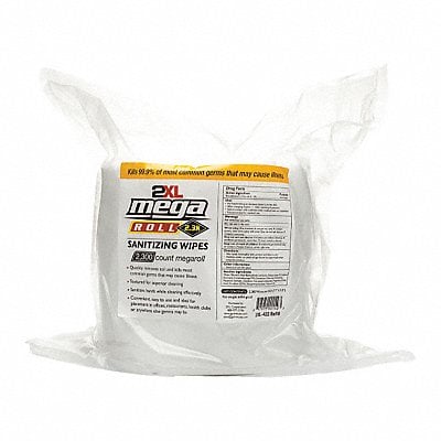 Sanitizing Wipes 6 x 8 White PK2 MPN:2XL422