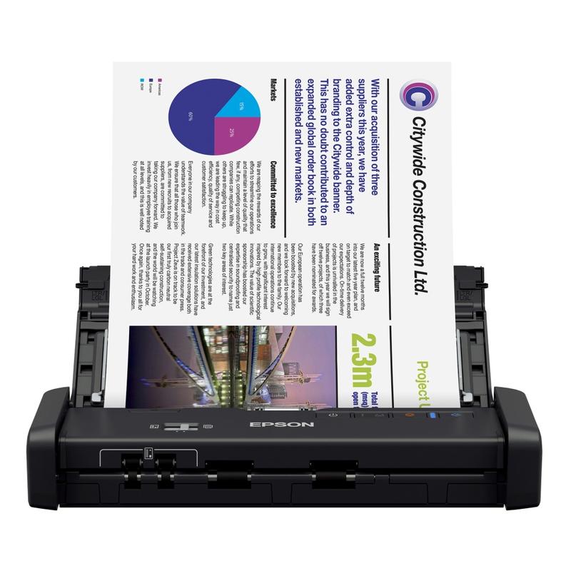 Epson ES-200 Duplex Mobile Color Document Scanner with Auto Document Feeder MPN:B11B241201