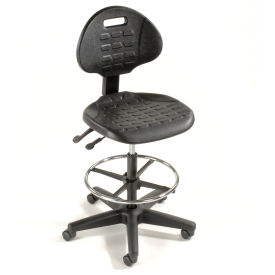 Interion® 5-Way Adjustable Ergonomic Stool Black 626250