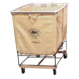 Dandux White Canvas Elevated Basket Bulk Truck 400130C04 4 Bushel Capacity 400130C04