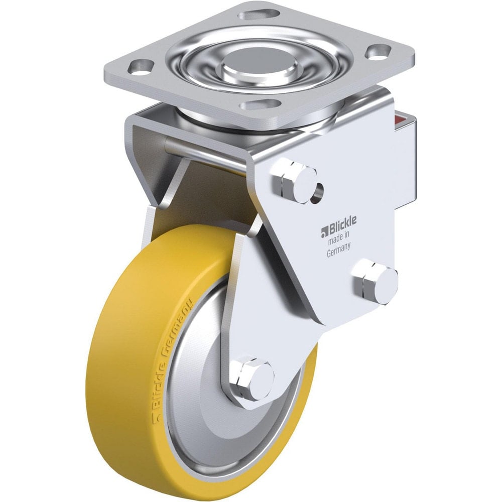 Top Plate Casters, Mount Type: Plate , Number of Wheels: 1.000 , Wheel Diameter (Inch): 5 , Wheel Material: Rubber , Wheel Width (Inch): 1-9/16  MPN:755885