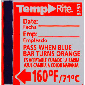 Allpoints 1381259 Label Temperature 160F For Taylor Precision Products L.P. 8751