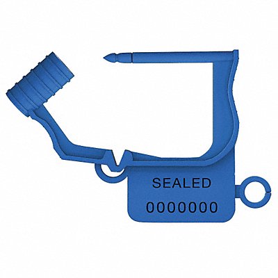 Padlock Seals Blue Plastic PK50 MPN:UFLEX BLUE50