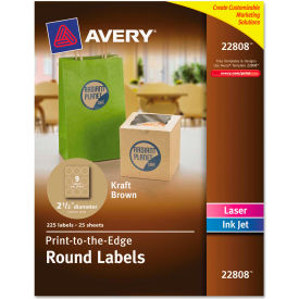 Avery® Round Easy Peel Labels 2-1/2