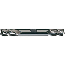 Cleveland HD-4C HSS 4-Flute Bright Square Double End Mill 3/8