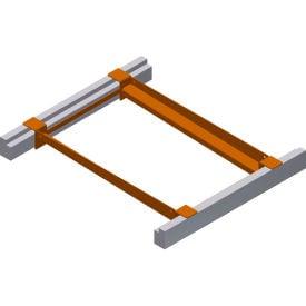 Bluff Variable-Width Keg Flow Frame For 36