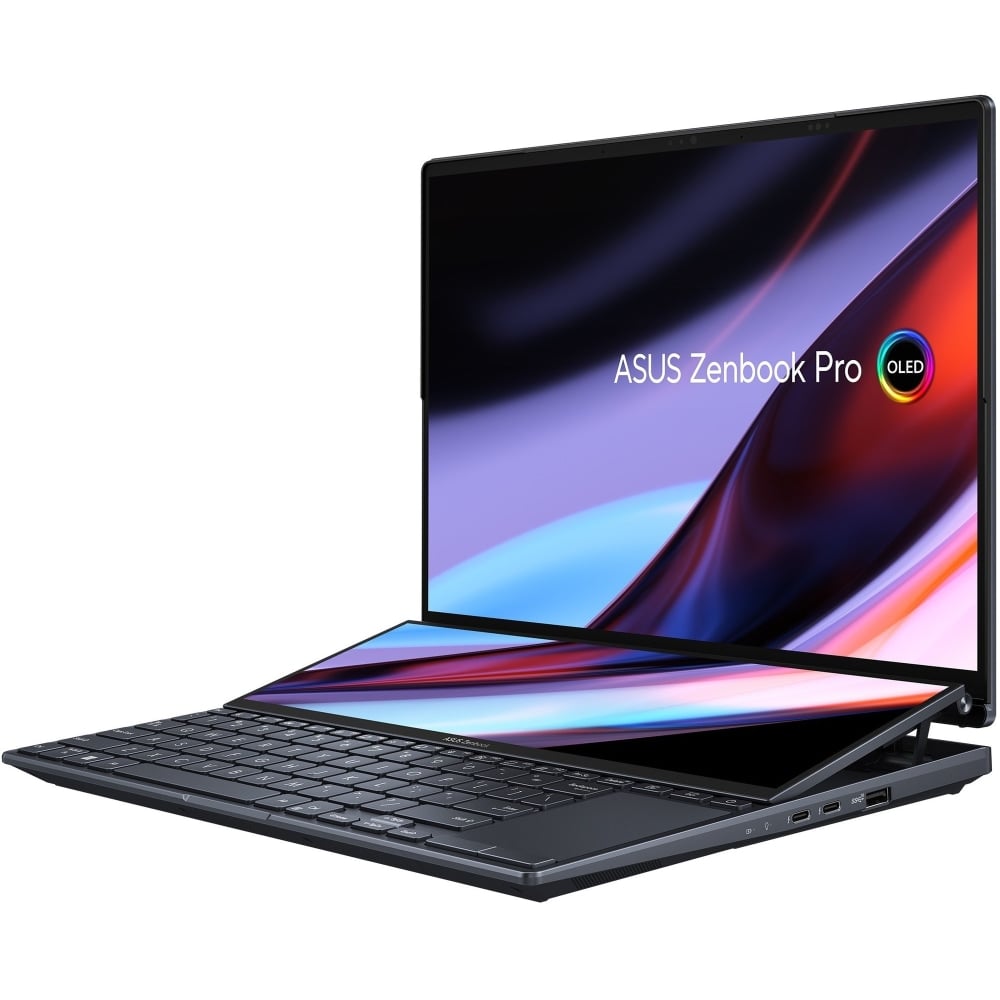 Asus Zenbook Pro 14 Duo Laptop, 14.5in Touchscreen, Intel Core i7, 32GB Memory, 1TB Solid State Drive, Tech Black, Windows 11 Home MPN:UX8402ZA-DB76T