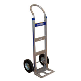 Wesco® Cobra-Lite Aluminum Hand Truck 220321 Continuous Handle Semi-Pneumatic 220321