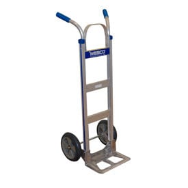 Wesco® Cobra-Lite Aluminum Hand Truck 220566 Double Handle Balloon 220566