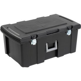 Footlocker Wheeled Storage Tote 22 Gallon 31-1/8x17-1/2x13-7/8 18429001