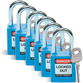 Brady® 51344 Lockout Padlock Keyed Differently 1-1/2