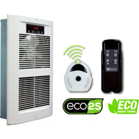 King Electric LPW ECO2S® Wall Heater 2500/4500W 240/208V White Dove LPW2445-ECO-WD-R