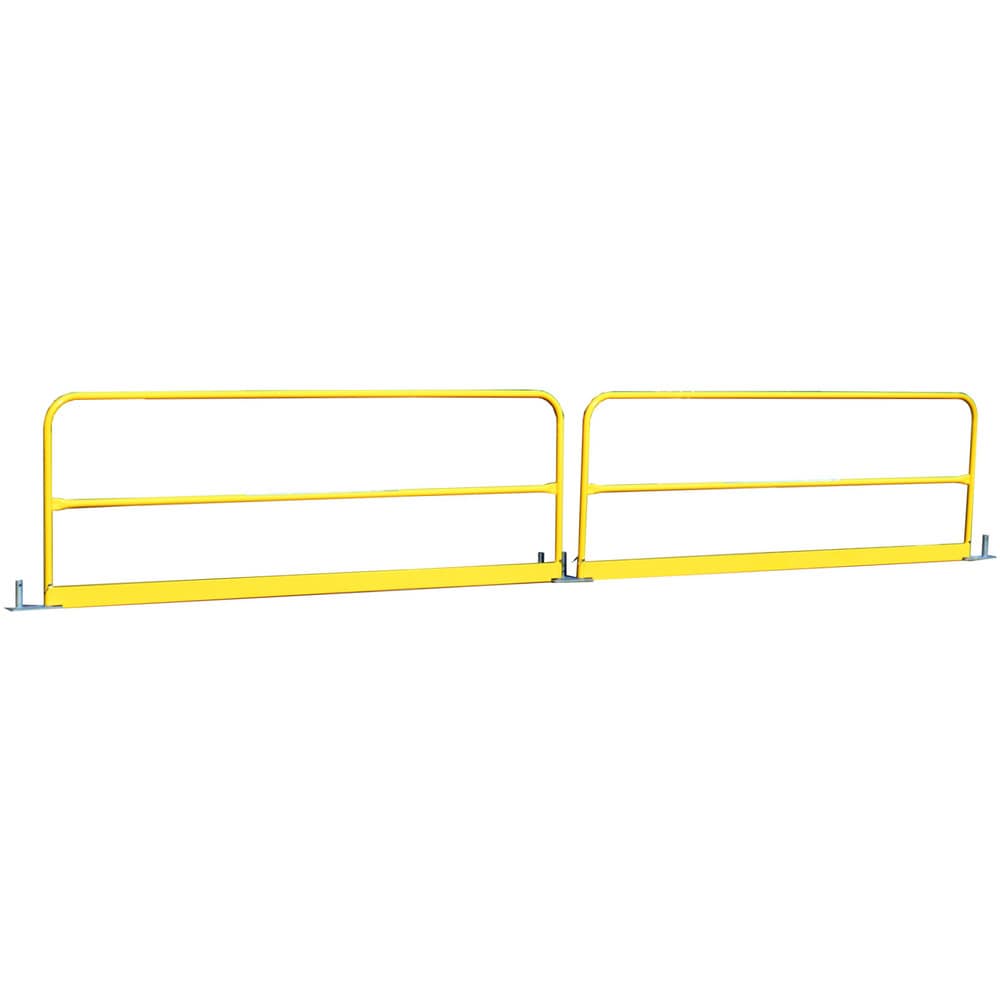 Pipe Rail Kits, Kit Type: Straight , Material: Steel , Pipe Size: 1.66 , Color: Yellow , Overall Length: 96.00in  MPN:409270S