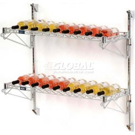 Wine Bottle Rack - Wall Mount 18 Bottle 36