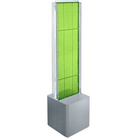 Approved 700728-GRE Two-Sided Pegboard Floor Display W/ Studio Base 14-1/2