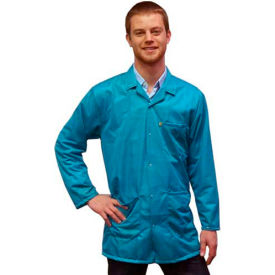 Transforming Technologies ESD 3/4 Length Jacket Snap Cuff Teal 3XL JKC 9027SPTL