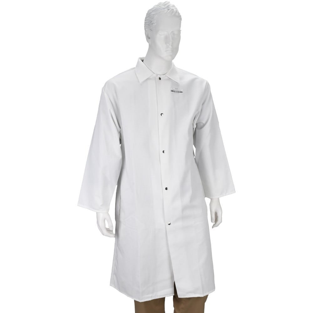 Smocks & Lab Coats, Garment Style: Lab Coat, Smock , Material: Polyester, Cotton , Size: X-Large , Color: White , Sleeve Length: 24  MPN:PS-553150400048