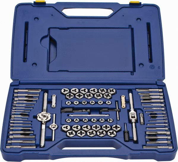 Tap & Die Set: #4-40 to 1/2-20 Taps, #4-40 to 1/2-20 Dies, NPT MPN:26376