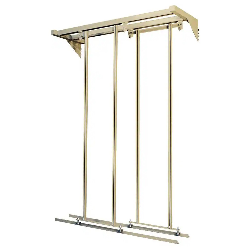 Floor Pick Rack: Free Standing Slider with Tip out Bins, 2,000 lb Capacity, 16