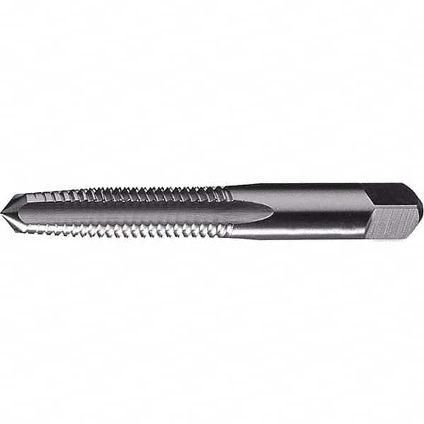 Straight Flute Tap: M12x1.75 Metric Coarse, 4 Flutes, Plug, High Speed Steel, Bright/Uncoated MPN:C69296