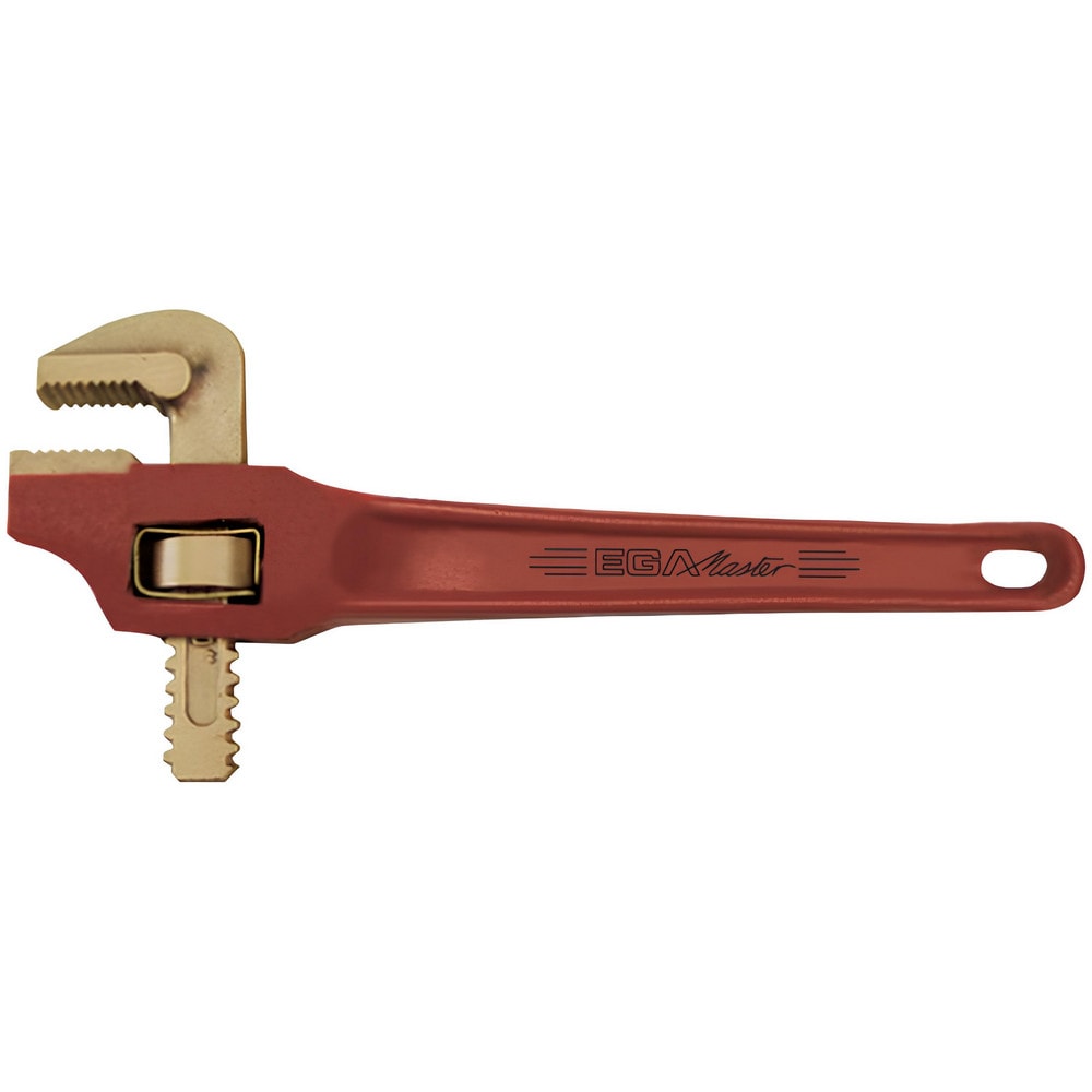 Pipe Wrenches, Wrench Type: Corner Pipe Wrench 90 Deg, Offset, NonSparking , Maximum Pipe Capacity (Inch): 2 , Overall Length (Inch): 10  MPN:36306